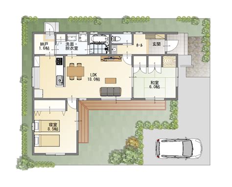 l字型住宅|L字型の家の魅力とデメリットを徹底解説！間取りの。